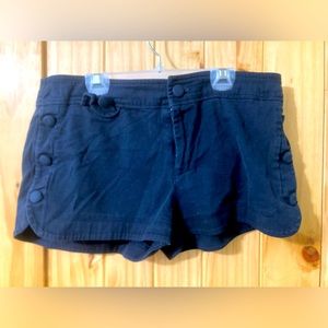 Pins and Needles/Urban Outfitters size 10 dark blue cotton blend shorts